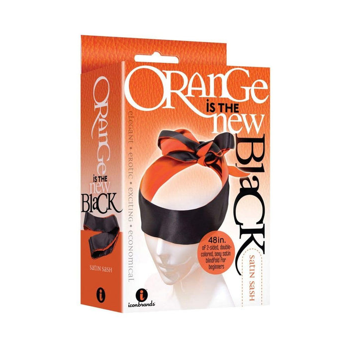 Orange Is The New Black Satin Sash Reversible Blindfold Restraint | SexToy.com