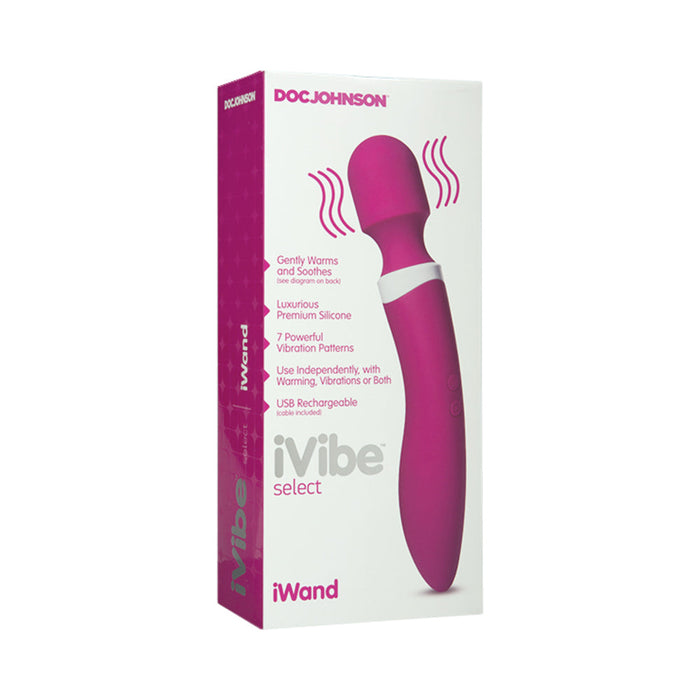 iVibe Select iWand Body Massager Gently Warms | SexToy.com