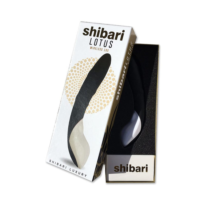 Shibari Luxury Lotus Silicone Vibe 10 Function Usb Rechargeable Waterproof Black | SexToy.com