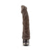 Dr Skin Vibe 6 8.75 inches Chocolate Brown Vibrating Dildo | SexToy.com