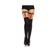 Studded Elastic Thigh High Garter Suspender O/s Black | SexToy.com