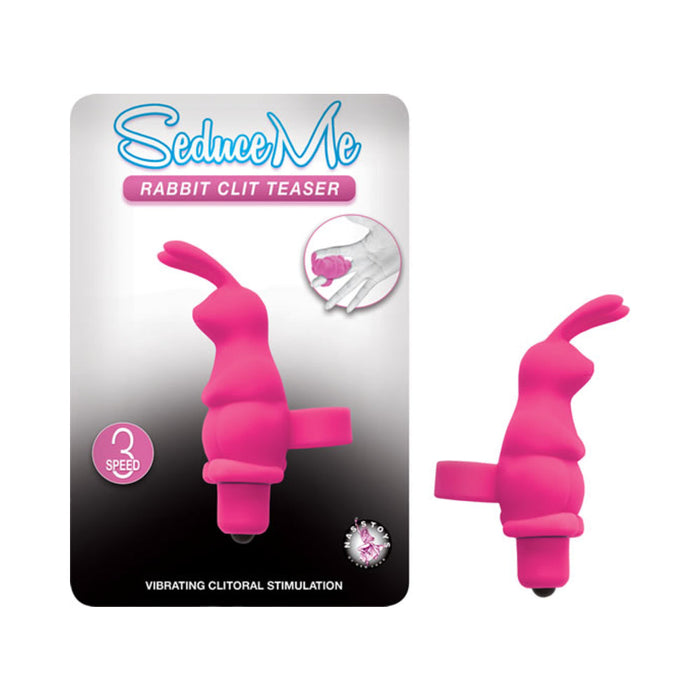 Seduce Me Rabbit Clit Teaser 3 Speed Waterproof Pink | SexToy.com