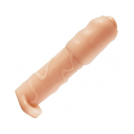 Natural Realskin Uncircumcised Xtender Vibrating Beige | SexToy.com