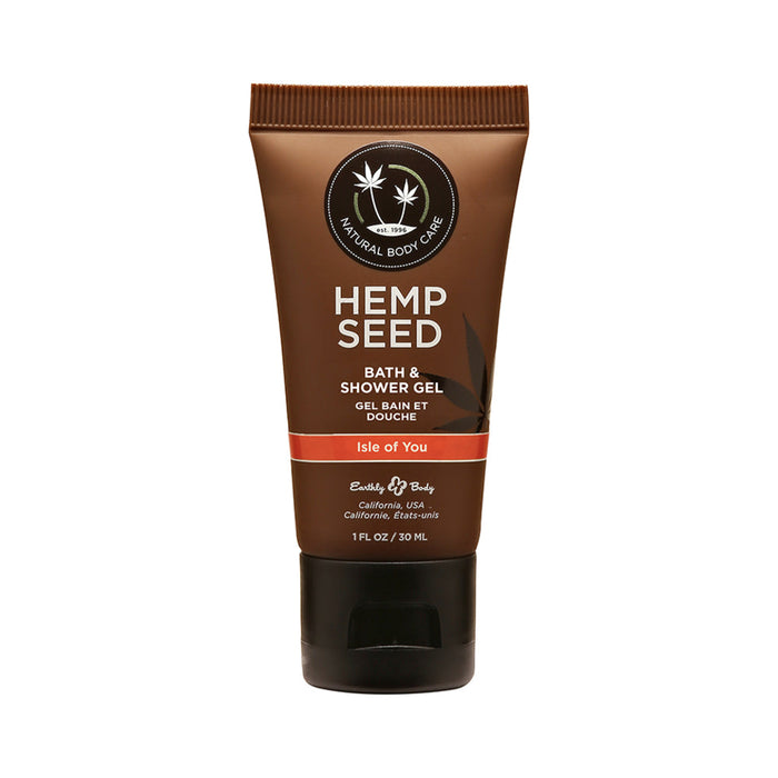 Earthly Body Hemp Seed Shower Gel Isle Of You 1oz | SexToy.com