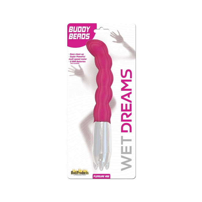 Wet Dreams Buddy Beads Multi Speed Play Vibe With Stimulation Beads Magenta | SexToy.com