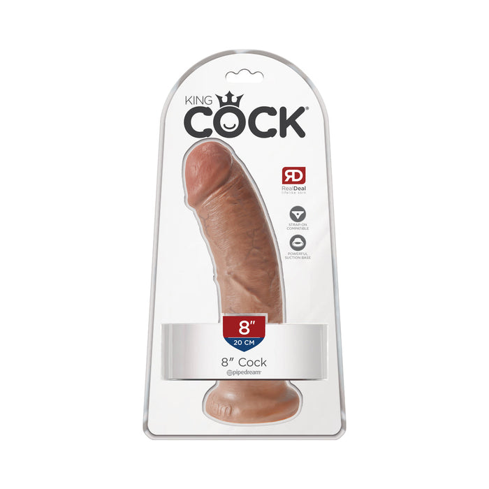 King Cock 8 inches Tan Dildo | SexToy.com