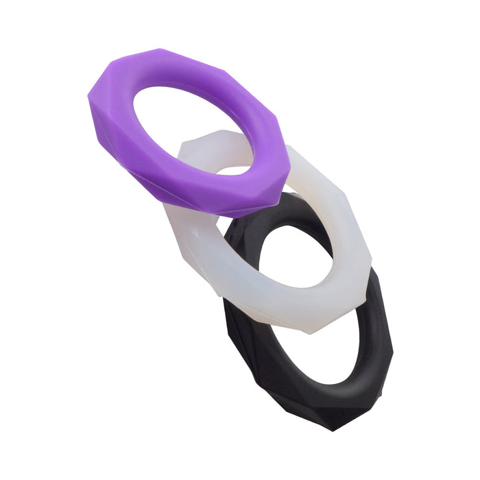 Fcr - Fantasy C-ringz Silicone Designer Stamina Set Purple | SexToy.com