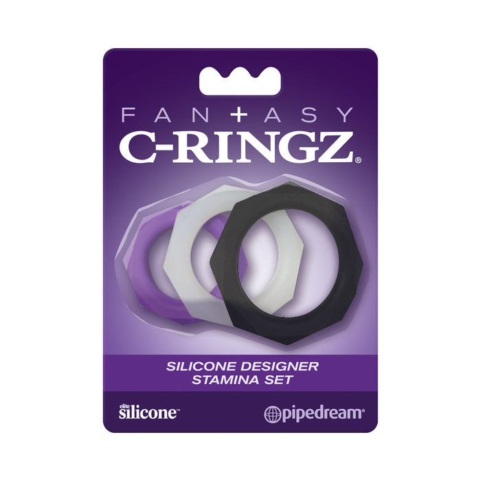 Fcr - Fantasy C-ringz Silicone Designer Stamina Set Purple | SexToy.com