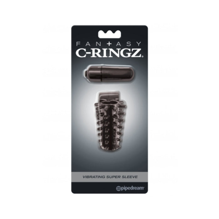 Fcr - Fantasy C-ringz Vibrating Super Sleeve Black | SexToy.com