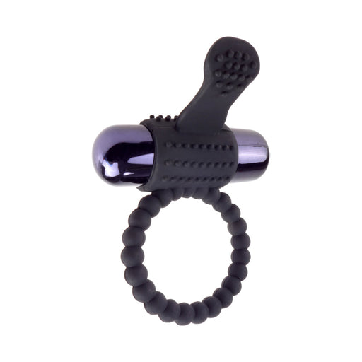 Fantasy C Ringz Vibrating Silicone Super Ring Black | SexToy.com