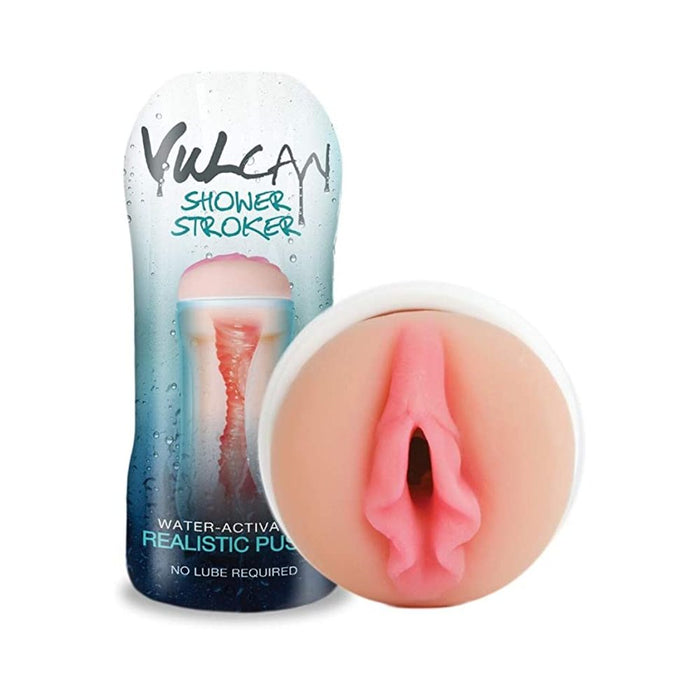Cyberskin H2O Vulcan Shower Stroker Realistic Pussy | SexToy.com