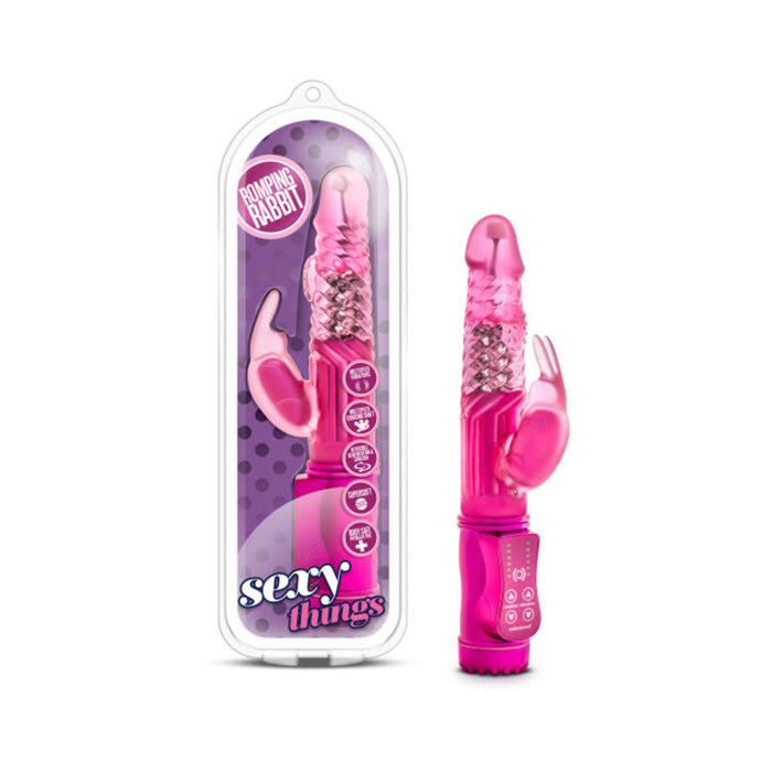 Romping Rabbit Fuchsia Pink Vibrator | SexToy.com