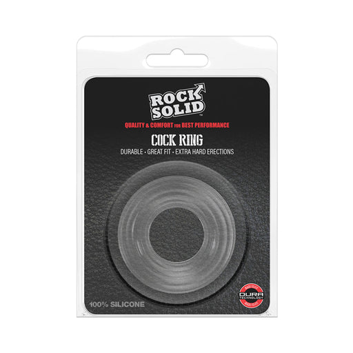 Rock Solid Ribbed Sila-Stretch Donut 1in | SexToy.com