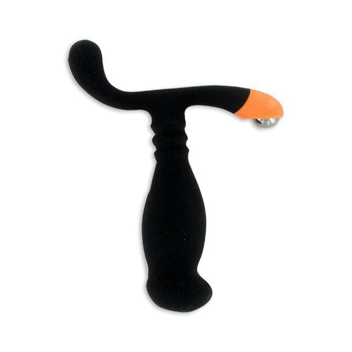 Nexus Ultra Si Silicone & Polypropylene Massager - Black/orange | SexToy.com