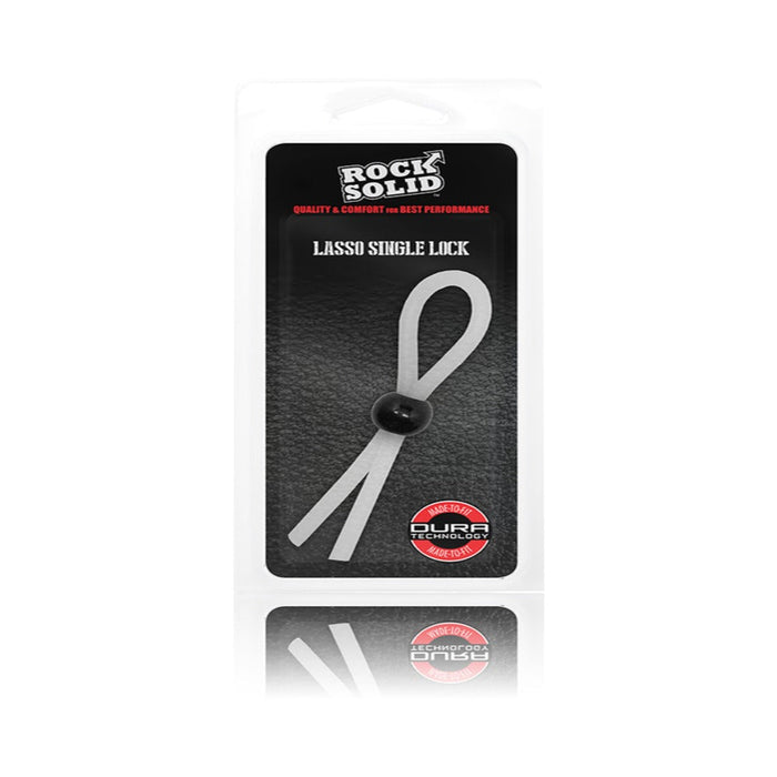 Rock Solid The Lasso Single Lock Adjustable Translucent | SexToy.com