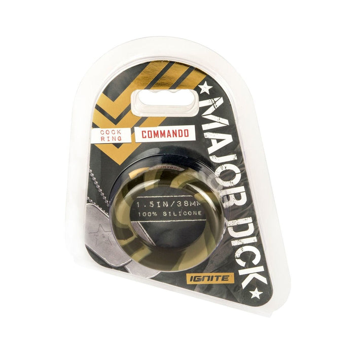 Major Dick Commando Wide Silicone Donut 1.5 inches Camo | SexToy.com