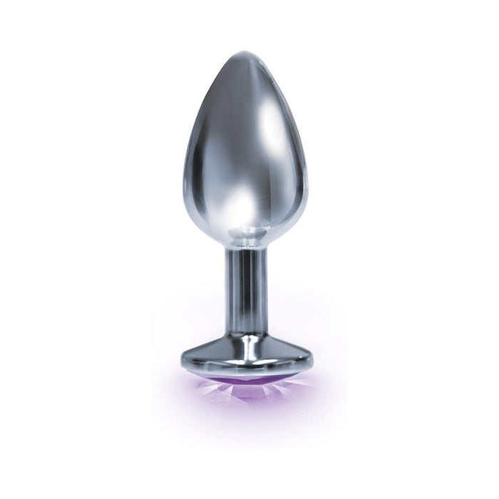 The 9's, The Silver Starter, Bejeweled Stainless Steel Plug | SexToy.com