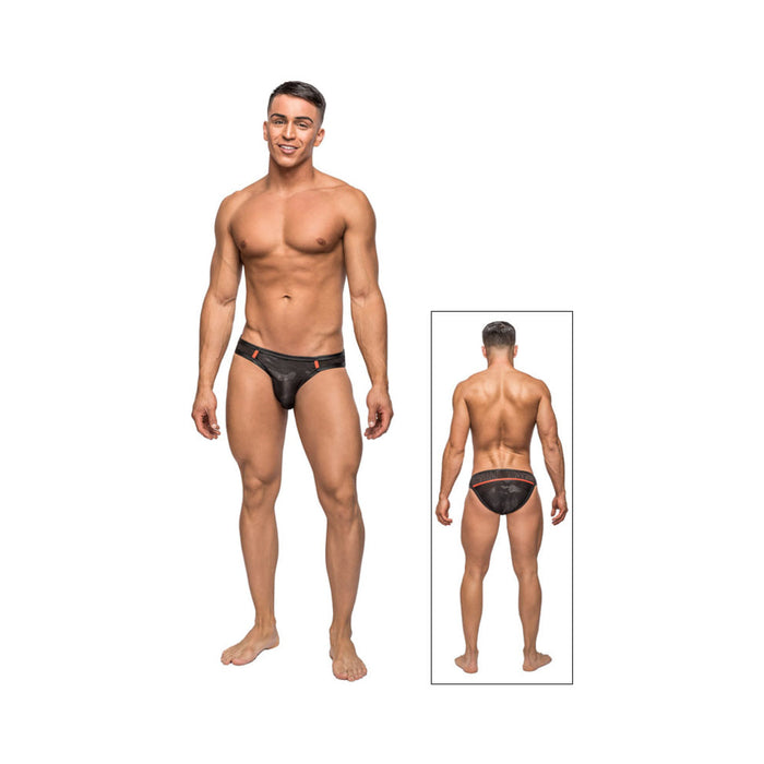 Male Power Camo Sport Net Sport Bikini Black Lrg | SexToy.com