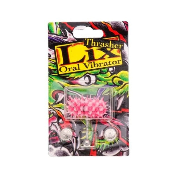 Lix Vibrating Tounge Ring Pierced Gitd Pink (stainless Steel) | SexToy.com