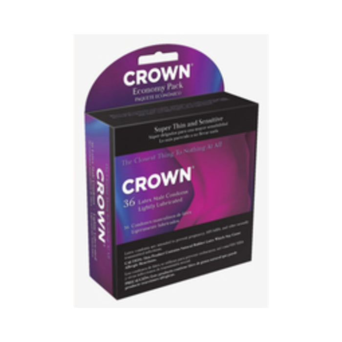 Crown Lubricated 36pk | SexToy.com