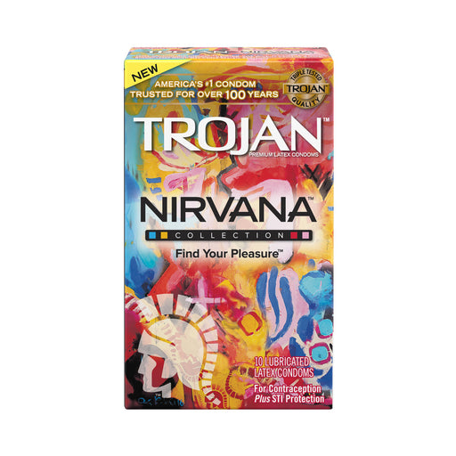 Trojan Nirvana Collection 10 Pack Latex Condoms | SexToy.com