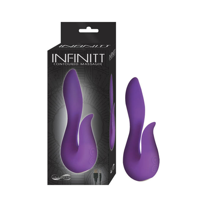 Infinitt Contoured Massager Purple | SexToy.com