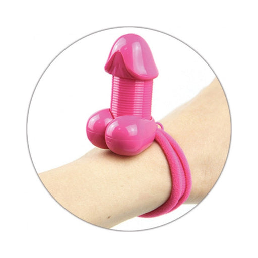 Pecker Lastick Hair Tie Pink | SexToy.com