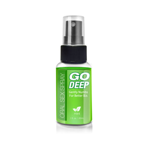 Go Deep Oral Sex Spray Mint 1 fl oz | SexToy.com