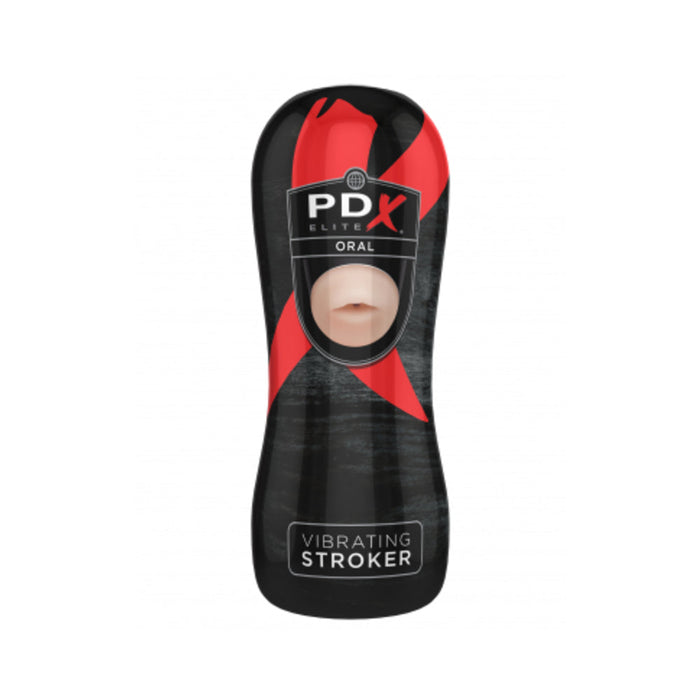 PDX ELITE Vibrating Stroker Oral | SexToy.com