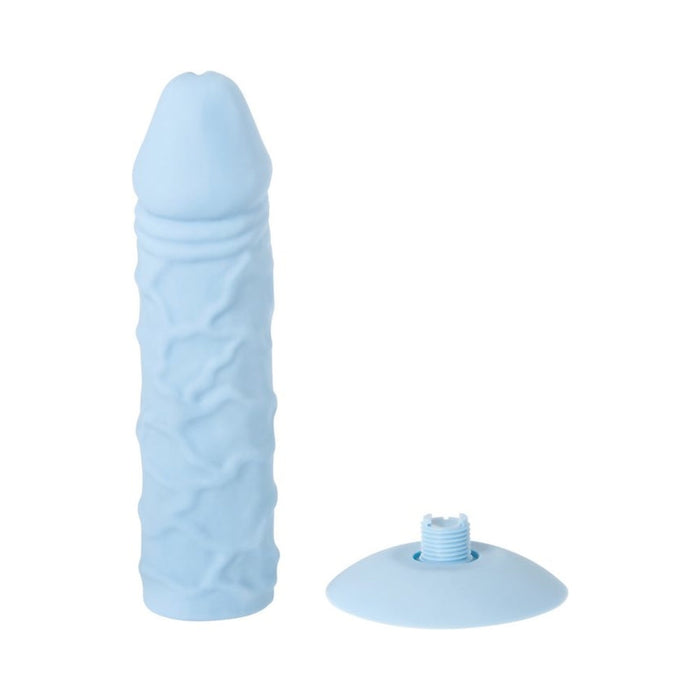 Adam & Eve The Silicone Strap On System Blue | SexToy.com