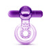 Play With Me - Lick It - Vibrating Double Strap Cockring - Purple | SexToy.com