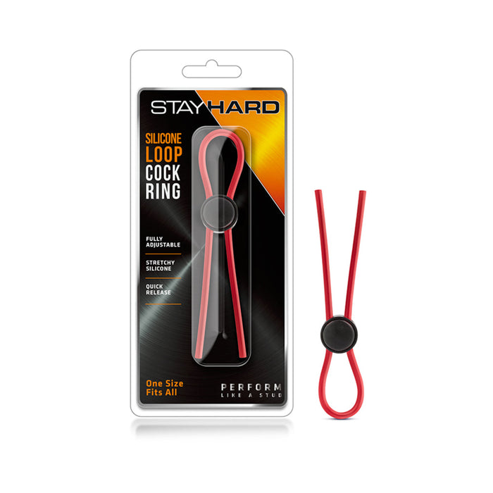 Stay Hard - Silicone Loop Cock Ring | SexToy.com