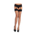 Spandex Fence Net Stockings With Reinforced Toe And Comfort Wide Band O/s Black | SexToy.com