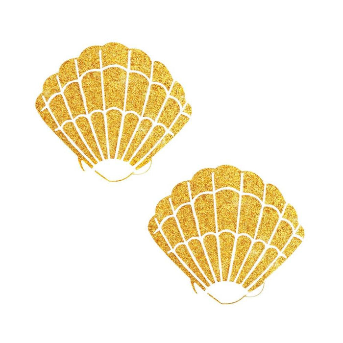 Neva Nude Pasty Shells Glitter Gold | SexToy.com