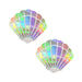 Neva Nude Pasty Shell Holographic | SexToy.com