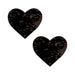 Neva Nude Pasty Heart Sequins Red To Black | SexToy.com