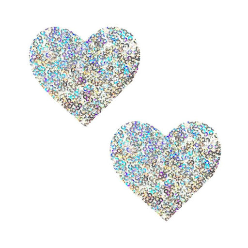 Unicorn Tears Sparkle Sequin I Heart U Pasties | SexToy.com