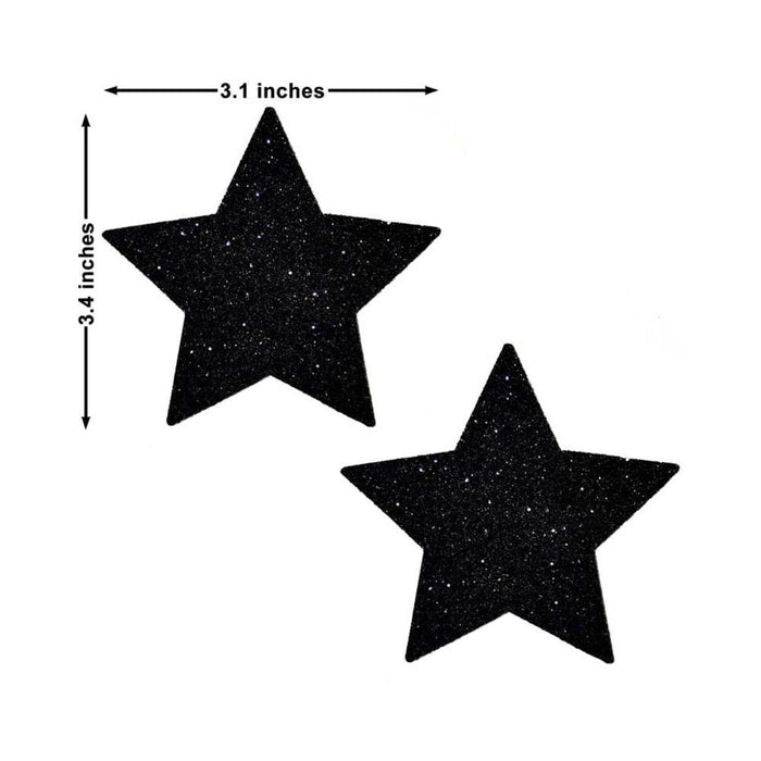 Neva Nude Pasty Star Glitter Black | SexToy.com