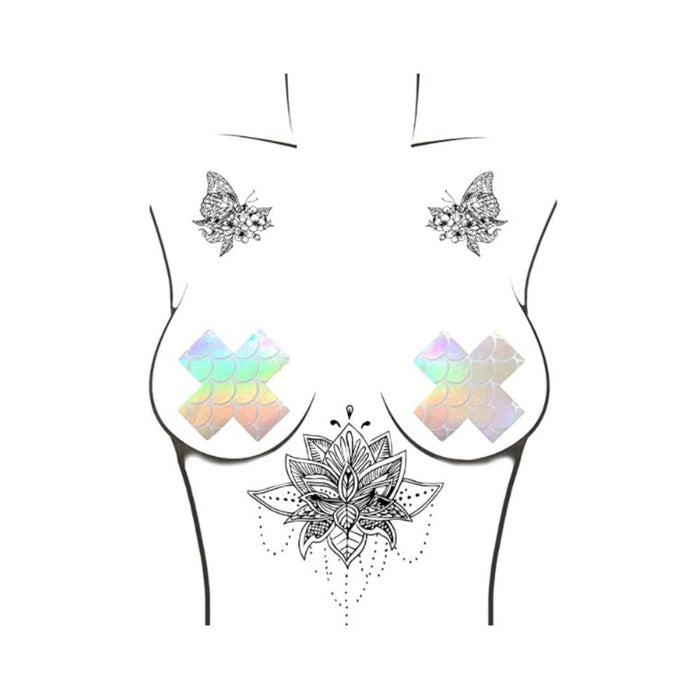 Neva Nude Pasty X Factor Holographic | SexToy.com