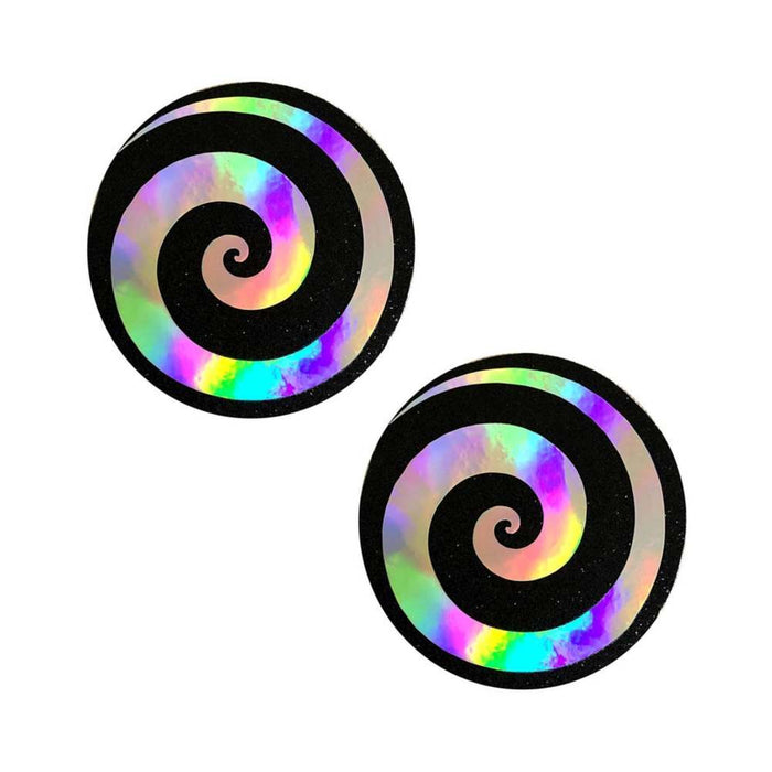 Neva Nude Pasty Spiral Holographic | SexToy.com