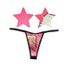 Neva Nude Pasty G-String Set Blacklight | SexToy.com