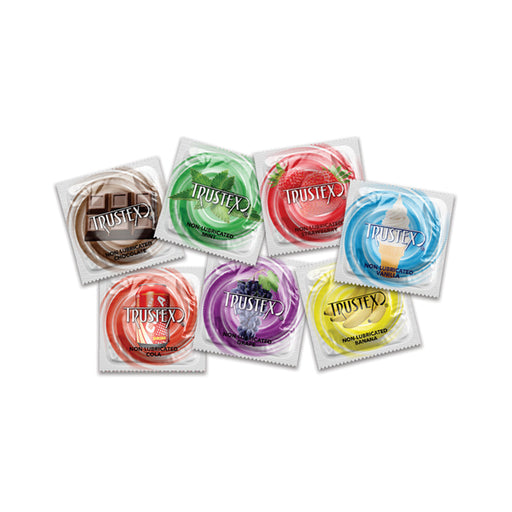 Trustex Flavor Condoms Asst Case | SexToy.com