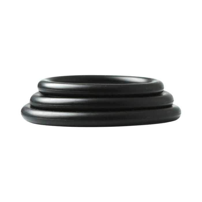 Rubber Cock Ring 1.5 inches Black | SexToy.com