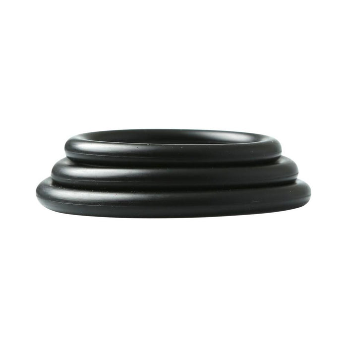Rubber Cock Ring  2 inches Black | SexToy.com