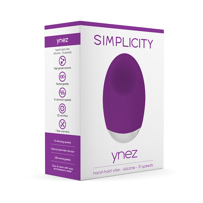 Simplicity Ynez Hand-hold Vibe - Purple | SexToy.com