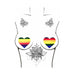 Neva Nude Pasty Heart Rainbow | SexToy.com