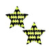 Neva Nude Pasty Star Neon Batman Signal Glitter Black | SexToy.com