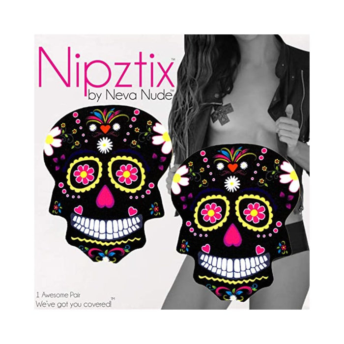 Neva Nude Pasty Sugar Skull | SexToy.com