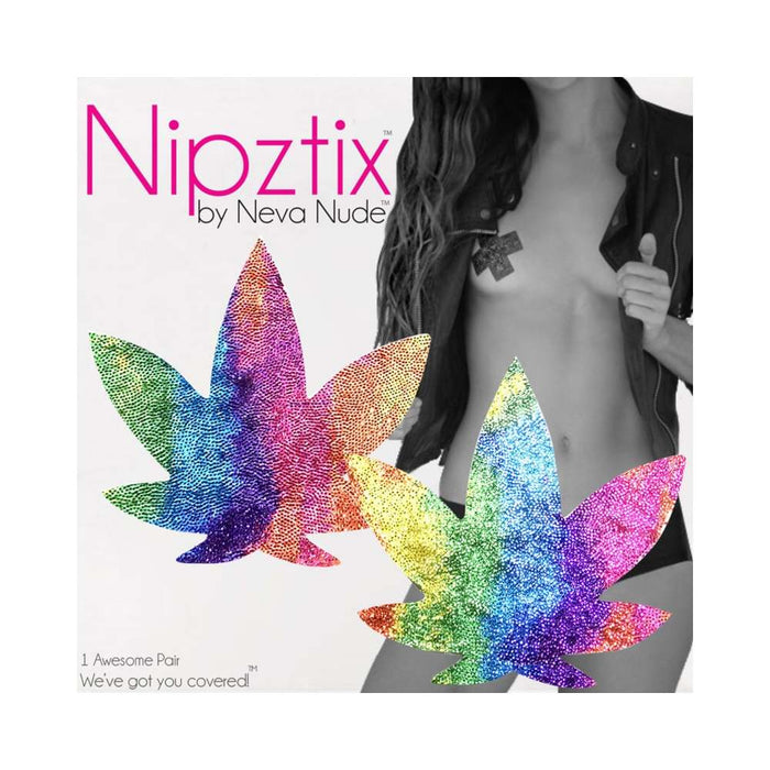 Neva Nude Pasty Weed Leaf Plur Fur Velvet | SexToy.com