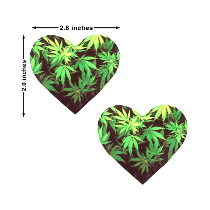 Neva Nude Pasty Heart Weed Leaf | SexToy.com